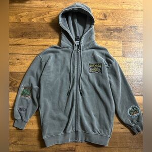 Airwalk zip-up with embroidery